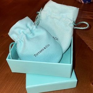 Empty Tiffany’s Box and Dust Bags